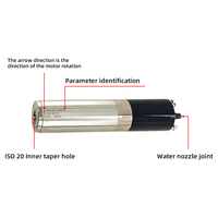 CNC LY ISO20 2,2 kW CNC poros Motor untuk mesin penggilingan komponennya Joint-BT30/BT40