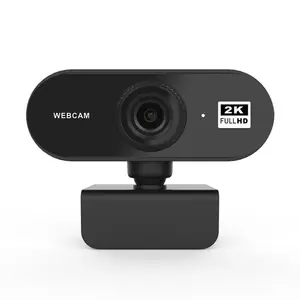 180 درجة للتدوير 2.0 HD كاميرا 2K USB كاميرا حية مع الحد من الضوضاء الميكروفون اجتماع مكتب كاميرا فيديو للمؤتمرات