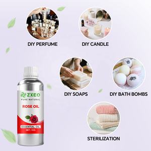 Huile Essentielle de Rose 100% Pure Biologique en Gros, Distillée à la Vapeur Naturelle pour Soins de la Peau et Diffuseurs de Parfum, Aromathérapie - Product Image 3