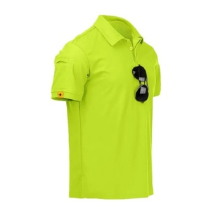 Camisetas Polo de Verano para Hombre, Transpirables, 95% Poliéster, 5% Elastano, Color Caqui, Casuales, para Exteriores, Oficina y Negocios - Product Image 4