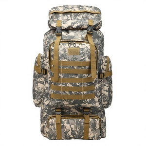 Mochila Táctica Deportiva de Camuflaje de 80L, Diseño 3D Resistente, PVC Impermeable, para Escalada en Roca, Montañismo, Caza y Camping - Product Image 3