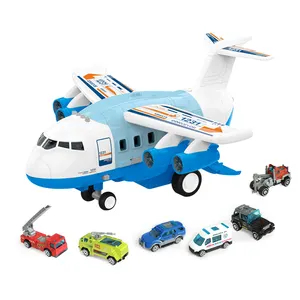 Storage friction airport plane set mini alloy metal car toy manufacturers for kids