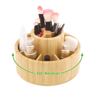 Bsci Nhà Máy Tre Bút Caddy Xoay Bút Chì Chủ Đánh Dấu Sơn Văn Phòng Nguồn Cung Cấp Tổ Chức Trang Điểm Máy Tính Để Bàn Lưu Trữ - Product Image 5