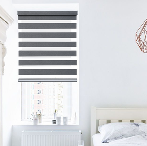 Tự động cơ giới <span class=keywords><strong>Zebra</strong></span> Rèm Wifi ứng dụng điều khiển kích thước tùy chỉnh ánh sáng Lọc Điện <span class=keywords><strong>Zebra</strong></span> Shades cho Windows - Product Image 6