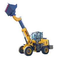 Chargeuse sur pneus télescopique 4x4 Mountain Raise MR3000, machine agricole, moteur Yunnei, transmission hydraulique, chargeuse frontale de 5,6 tonnes