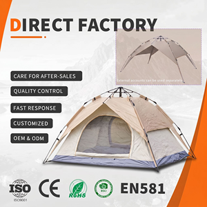 Carpa de Camping Oxford de Alta Calidad, Modelo 2026, para Tres Estaciones, Tipo Extendido, Dos Habitaciones, Doble Capa, Apertura Automática Rápida - Product Image 2