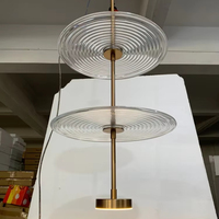 Lampe de table en verre décorative rétro classique chinoise moderne avec commande tactile LED et variateur d'intensité pour salon et salle de lecture