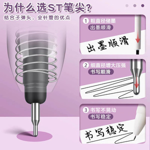Marvel Gel <b>Pen</b> 0.5mm Metal Tip Normal Ink For School Office Use - Product Image 3