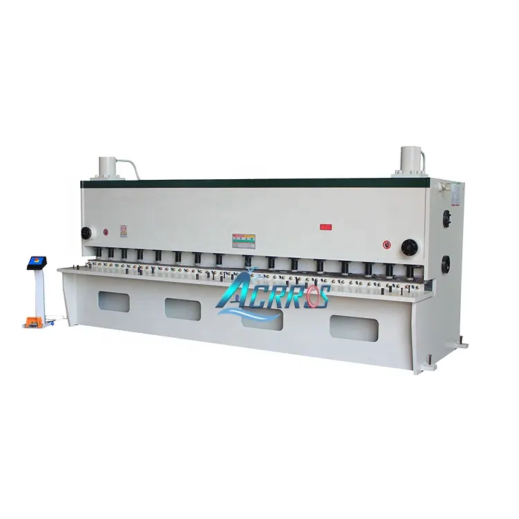 China fabricação 3200 milímetros comprimento tesouras hidráulicas 10 milímetros máquina de corte da guilhotina