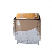 Kompor Sauna Listrik Kayu Solid Tradisional yang Dikendalikan Komputer dengan Panel Kontrol 220V Uap untuk Penggunaan Apartemen & Vila