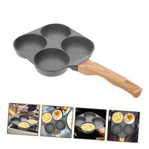 Sartén Antiadherente para Cuatro Huevos con Mango de Baquelita, Revestimiento Cerámico, Forma Cuadrada, Base de Hierro Inoxidable, Apta para Horno y Cocina - Product Image 2