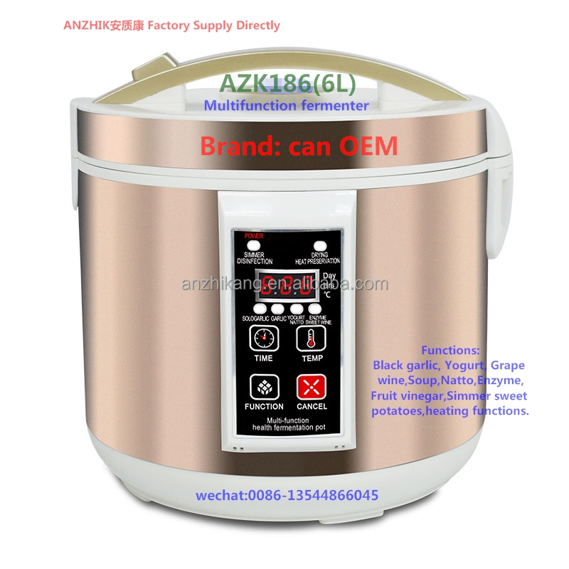Кухонная техника AZK186 6L, плита, оборудование для производства вина, машина для брожения Черного Чеснока, цена
