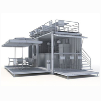 Prix de gros Construction de panneaux sandwich modulaires extensibles pour maison conteneur plat pour hôtels