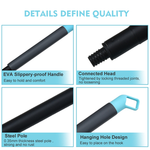 OKKiHOME <span class=keywords><strong>Brosse</strong></span> de nettoyage <span class=keywords><strong>d</strong></span>'extérieur 3 en 1, <span class=keywords><strong>brosse</strong></span> à poils rigides, puissante élimination des taches pour <span class=keywords><strong>piscine</strong></span> - Product Image 5