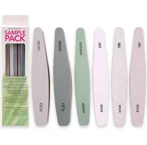 wholesale 6pcs nail file set different functions nail polish with box