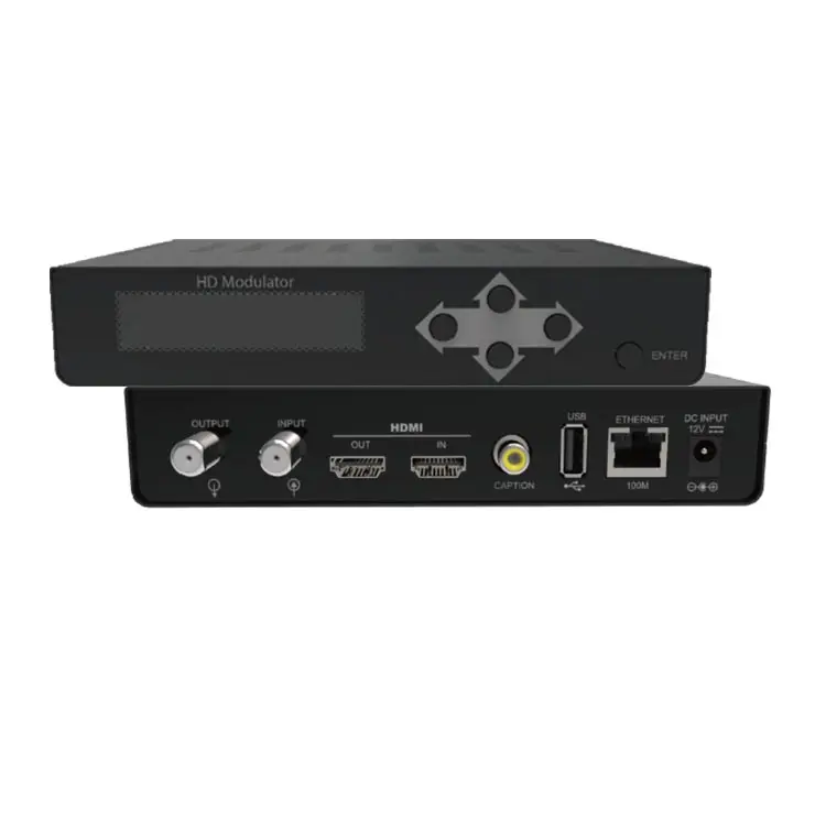 Đảm bảo chất lượng sản phẩm 1CH kỹ thuật số Encoder Full HD HDMI để RF QAM/ATSC ATSC modulator