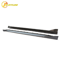 Jupes latérales en fibre de carbone sèche MP Style G80 avec clips pour BMW M3 G80, spoiler de jupes latérales de pare-chocs, accessoires extérieurs, kits carrosserie