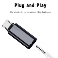 Adaptateur de prise casque femelle USB C 3.5mm Prise de câble audio auxiliaire pour ordinateurs portables Pixel 4 3 2 XL S Compatibilité téléphone portable DC