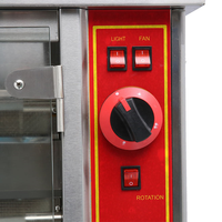 Machine de rôtissage de poulet de four de poulet rotatoire de rôtisserie commerciale d'acier inoxydable