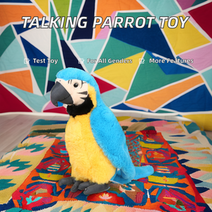 25cm dễ thương mô phỏng mềm PP bông đầy búp bê sang trọng thêu Vẹt Chim Đồ chơi cho trẻ em Comforter cho nhà bảng sofa OPP Túi - Product Image 4