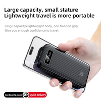 Banque d'alimentation portable ultra-mince 10000 mAh avec charge ultra-rapide 22,5 W, câble intégré, lampe de poche et écran – Vente directe usine