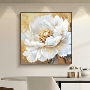 Peinture à l'aquarelle 100% peinte à la main, peinture florale 3D sur toile, abstraite, moderne, écologique, tailles personnalisables, impression UV, artiste, maison - Product Image 2