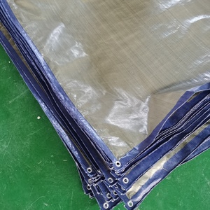 Bâche en plastique bleue imperméable en polyéthylène pour couverture extérieure, vente en gros d'usine à prix abordable - Product Image 6