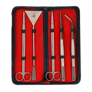 Kit de 5 Herramientas para Acuario 2026, Herramientas de Acero Inoxidable para Plantas Acuáticas LA ELAHI - Product Image 1