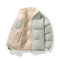 Veste polaire réversible personnalisée imperméable pour homme, manteau chaud, sweat-shirt en sherpa, polaire épais, cardigan pour homme, veste d'hiver, best-seller