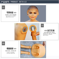 Mannequin enfant, mannequin ado fille garçon, mannequin en plastique corps entier pour vitrine de magasin de vêtements