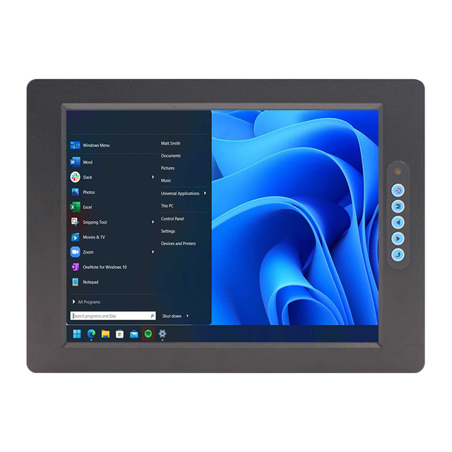 10.4 Inch Waterproof Touch Screen Display IPS LCD Screen Touch Monitor IP67 M12 Waterproof Connectors Marine Monitor