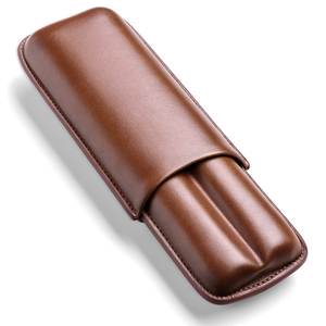 Custodia da Viaggio Personalizzata in Legno di Cedro per Sigari, Humidor in Pelle a 2 Scomparti con Elegante Soluzione di Conservazione e Confezione Regalo alla Moda - Product Image 3