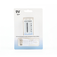 Batería Recargable de Litio de 9V, Baterías de Litio Tipo 6F22