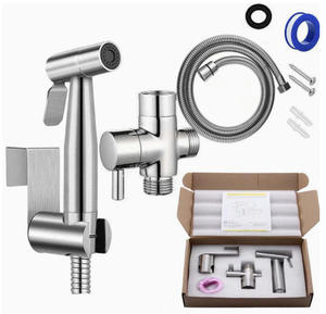 Pistolet de pulvérisation pour bidet en acier inoxydable CCTV, à débit réglable – Design moderne pour toilettes et accessoires de salle de bain - Product Image 4