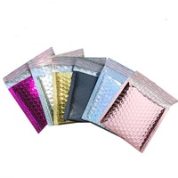 5x6 pouces petit Film aluminisé enveloppes à bulles bijoux cadeau emballage sac affaires enveloppes postales sacs de courrier