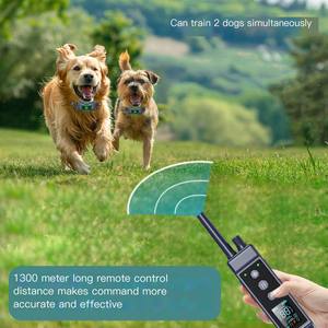 Nuevo Collar de Adiestramiento <span class=keywords><strong>para</strong></span> <span class=keywords><strong>Perros</strong></span> Recargable, Impermeable IP67, con Alcance de 1300m <span class=keywords><strong>para</strong></span> <span class=keywords><strong>Perros</strong></span> Pequeños a Grandes - Product Image 4