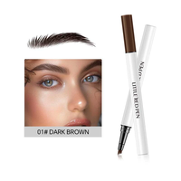 Crayon à sourcils quatre pointes personnalisé OEM avec VOTRE LOGO, résistant à l'eau et aux bavures, gel teinté pour sourcils, pour un effet sourcils sauvages