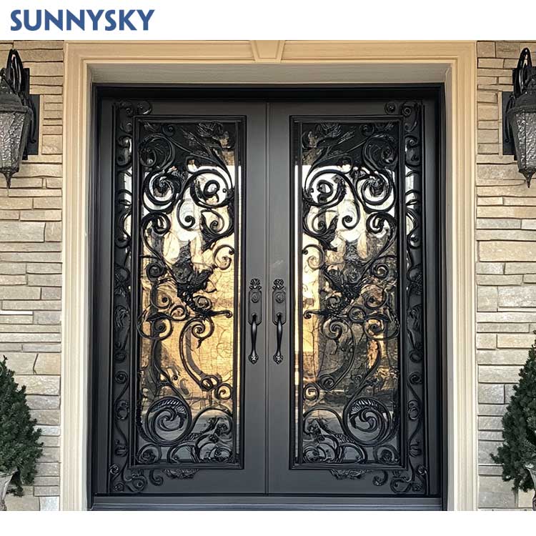 high grade steel iron door cheapest
