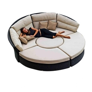 Tumbona reclinable familiar grande de fibra de vidrio Y441F, tumbona para piscina interior/exterior resistente a los rayos UV ecológica - Product Image 1