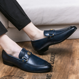Chaussures habillées pour hommes de haute qualité, mocassins Shadow en cuir verni, chaussures de luxe à enfiler, chaussures de mariage, style Oxford pour hommes - Product Image 5