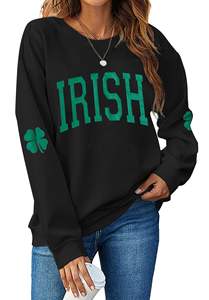 <strong>St</strong>.<strong>patricks</strong> <strong>Day</strong> Green Clover Sweatshirt <strong>St</strong> <strong>Patricks</strong> Woman Clothes Apparel - Product Image 4