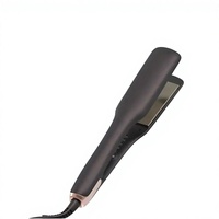 Plancha de Pelo Eléctrica de Cerámica con Iones Negativos y Pantalla LCD, Portátil, Compatible con RV, de Alta Gama, Bestseller Transfronterizo