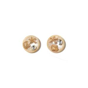Fashion <b>Stud</b> <b>Earrings</b> 316L Stainless Steel PVD Gold Plating Resistant Sustainable - Product Image 1