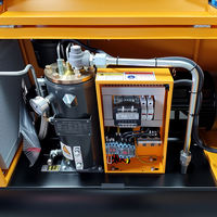 Compresseur d'air à vis 2 en 1 avec sécheur et filtre intégrés, 7,5 kW 10 CV, compresseur d'air industriel électrique