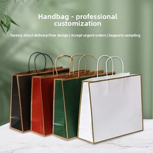 Sacs cadeaux personnalisés en gros avec logo, sacs shopping avec estampage à chaud, sacs en papier avec logo élégant - Product Image 4