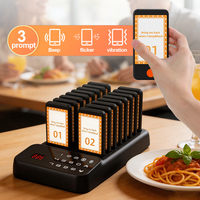 Système d'appel multi-canaux pour restaurants - Appel d'serveur par vibration et sonnerie pour les établissements de restauration rapide