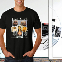 Nouveau T-shirt graphique pour homme Lil Durk Mugshot à manches courtes, style Hip Hop Rap, tricoté 100% coton 180g, imprimé, pour l'été, coupe unisexe