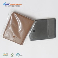 Produsen Dompet Kulit PU Berkualitas Tinggi dengan Tombol Jepret, Logo Debossed Kustom untuk Pria Wanita