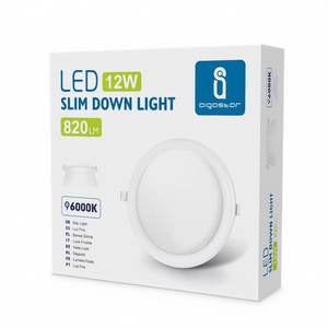 Led Slim Down Light 12W 820Lm 6000K Daylight White - Product Image 2
