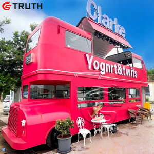 Chariot automatique mobile à étage pour bus à deux étages Bbq Café Hot Dog Chariot à pizza Bus à deux étages - Product Image 6